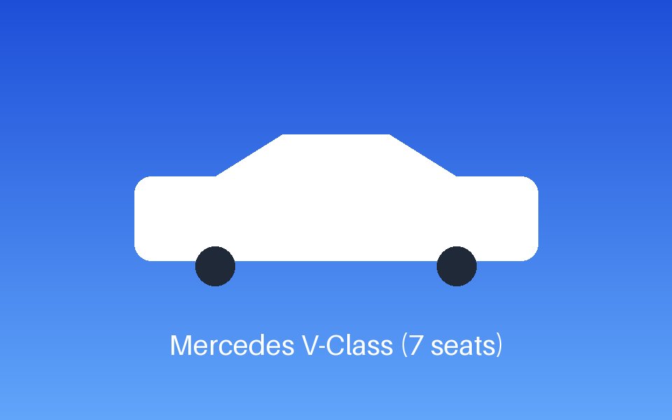 Mercedes V-Class (7 seats)
